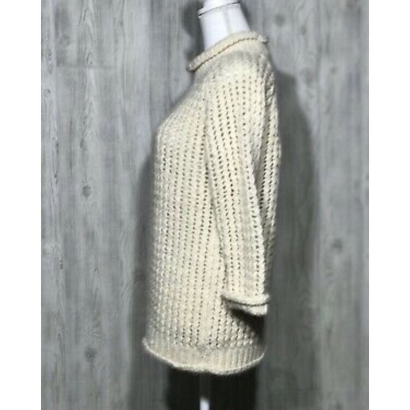 Calypso St Barth Womens Mock Neck Chunky Sweater - Picture 2 of 3